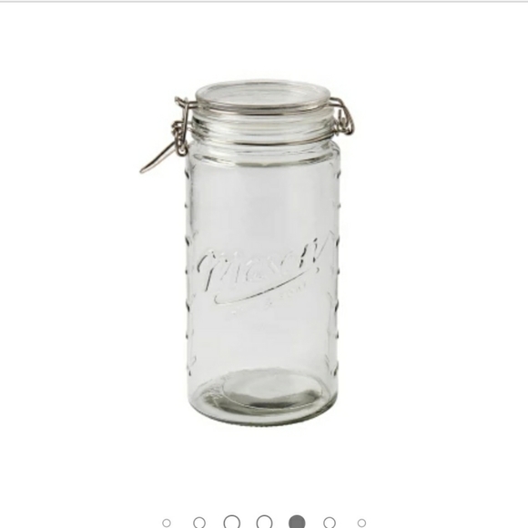 Mason Craft & More 6-Piece Graduated Glass Clamp Preserve Jars - Picture 8 of 10